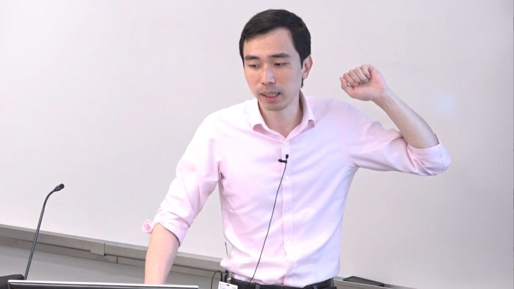 Polo Chau giving talk on Towards Secure and Interpretable AI: Scalable Methods, Interactive Visualizations, and Practical Tools at Microsoft Research