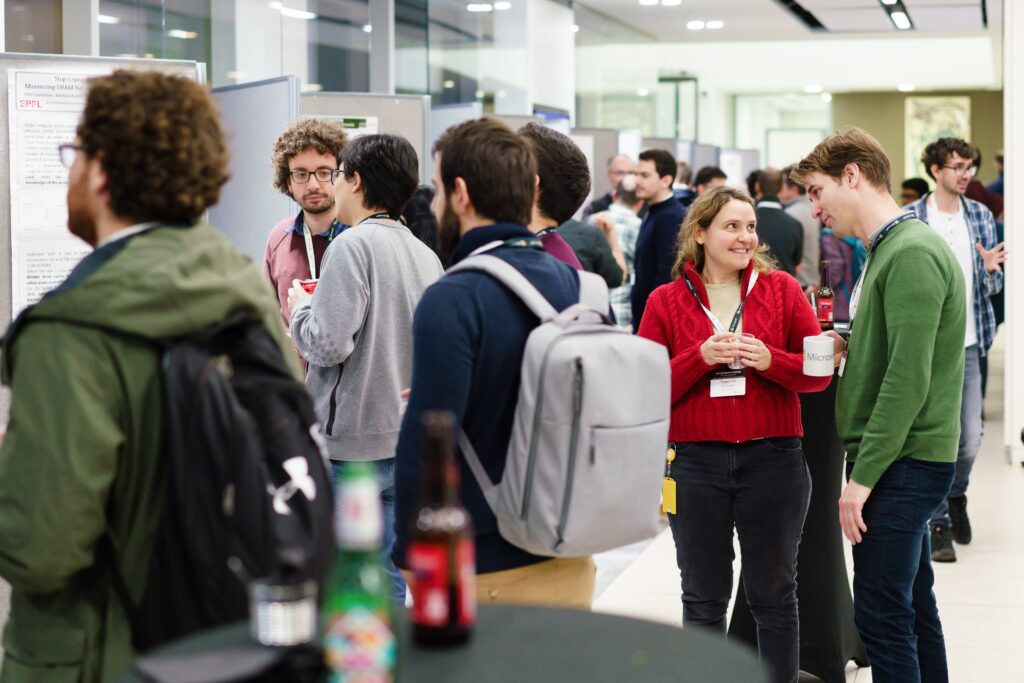 Alison Craig et al. standing in a room