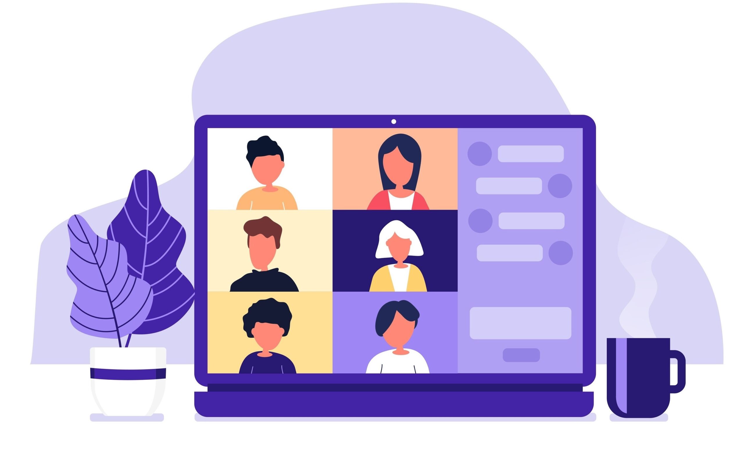 Virtual employees work from home