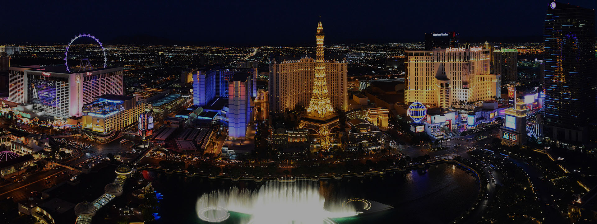 photo of the Las Vegas Strip at night