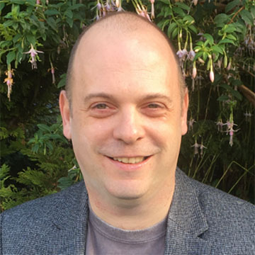 Portrait of Dr. Christopher Power from University of Prince Edward Island and speaker at the Microsoft Research AI and Gaming Research Summit