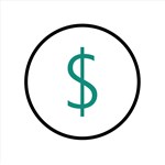 cost icon - dollar sign