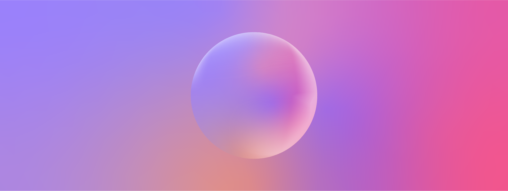 multi-color gradients with a sphere in the middle