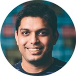 a close up of Ranveer Chandra smiling for the camera