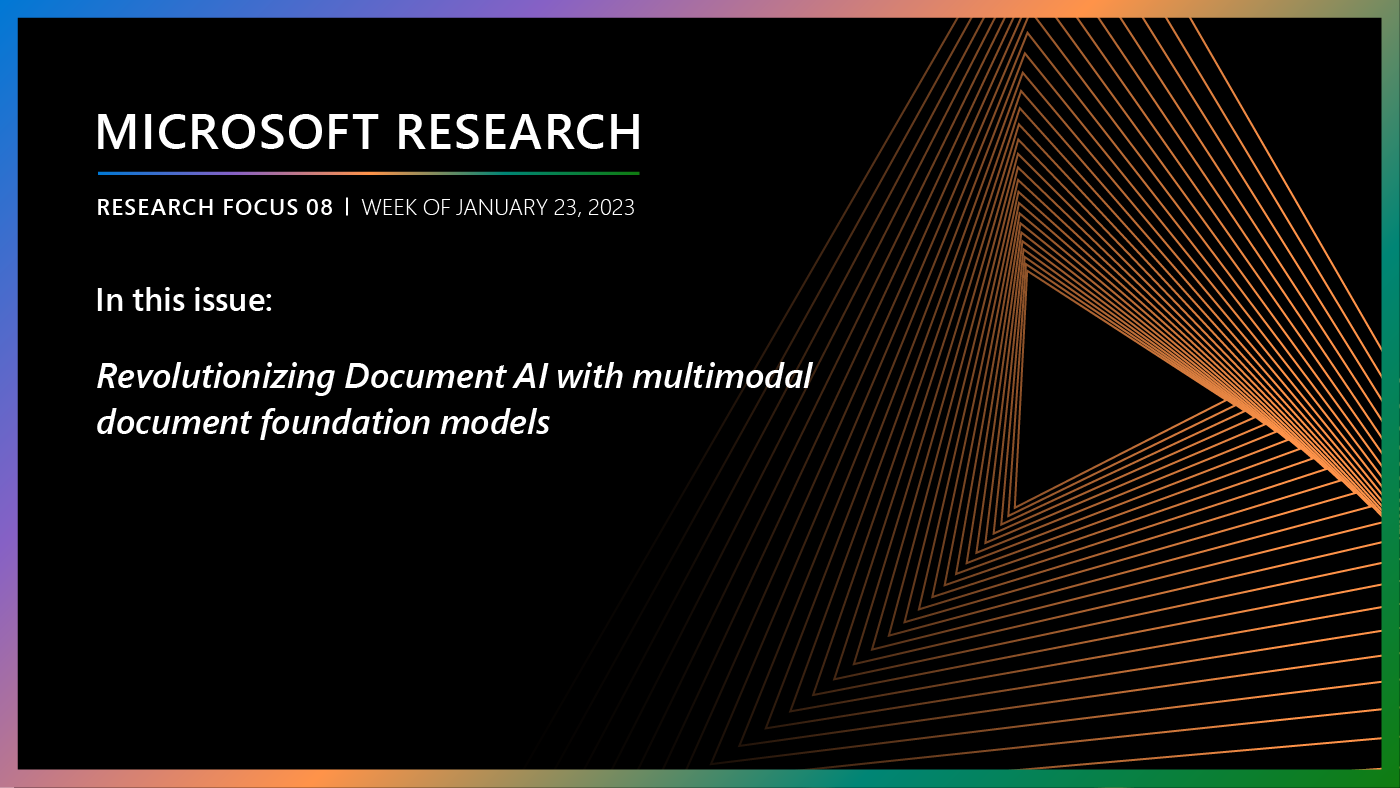 Microsoft Research Focus 08 edition, week of January 23