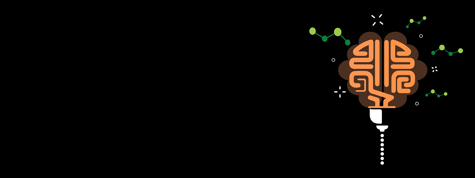 multimodal brain computer interface header - illustration of a brain as a lightbulb