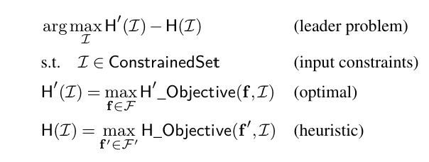 The stackelberg structure of MetaOpt