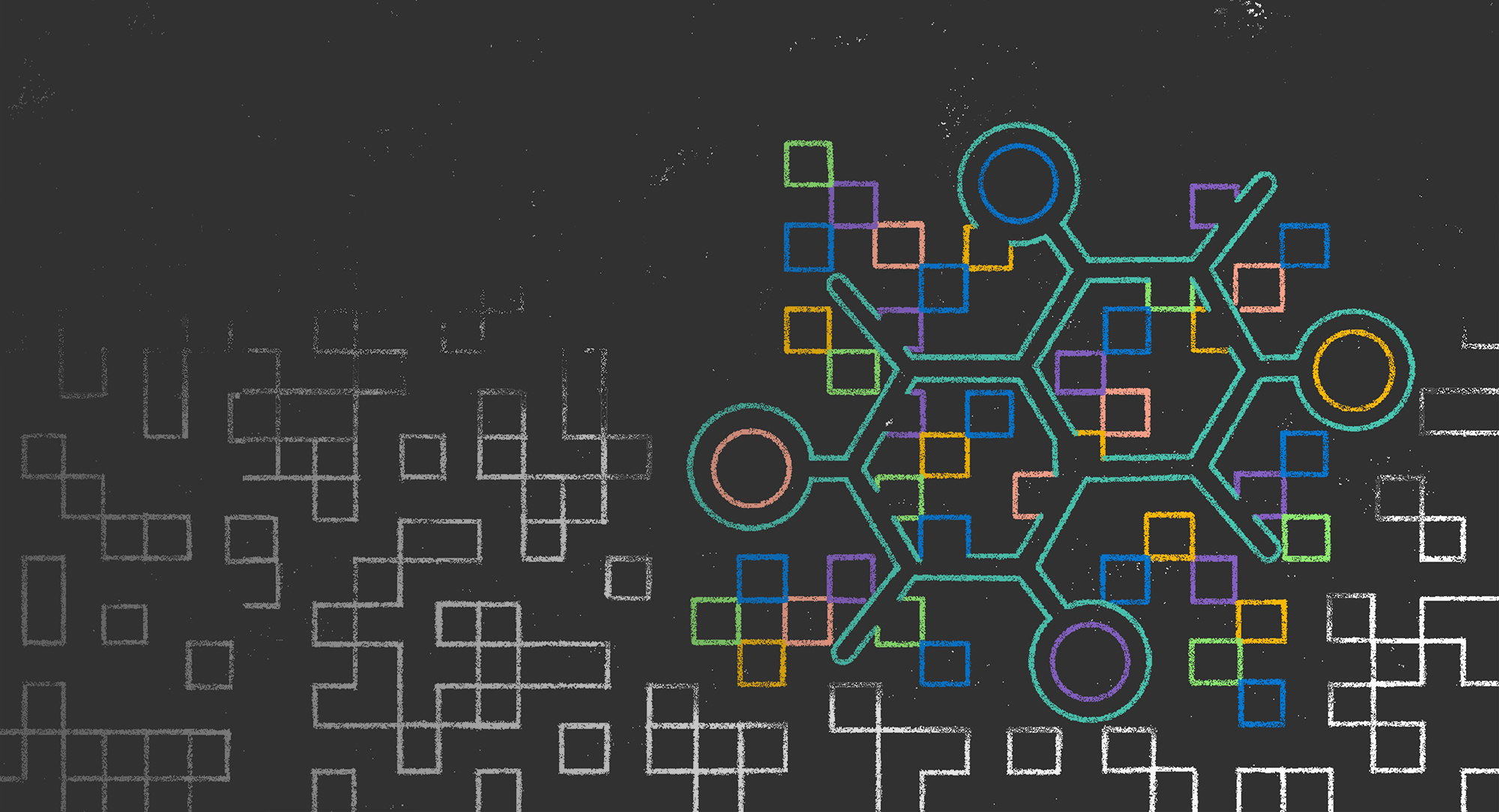 Research Forum | Episode 2 - abstract chalkboard background