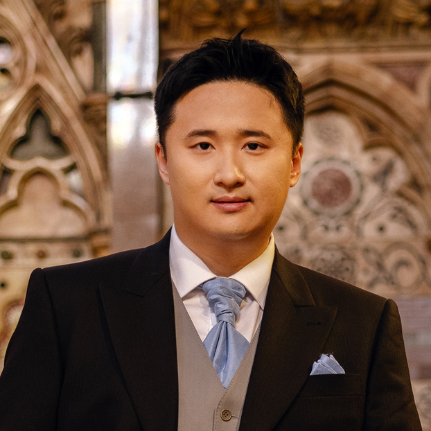 a man wearing a suit and tie