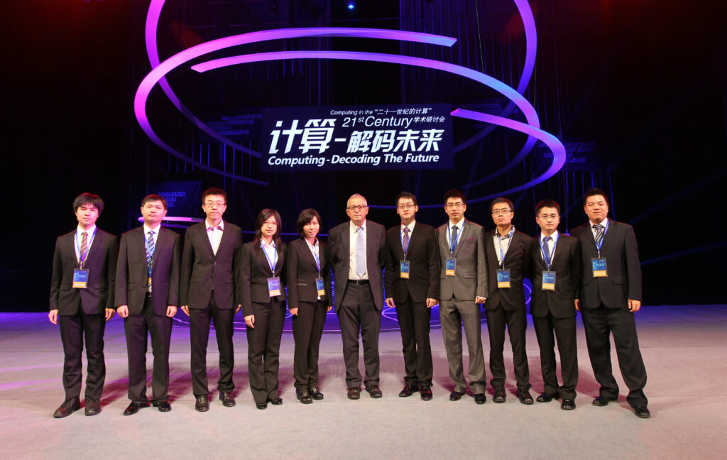 a group of people posing for a photo