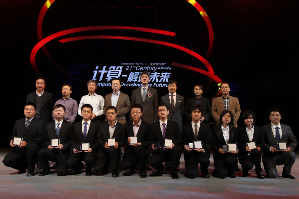 a group of people posing for a photo