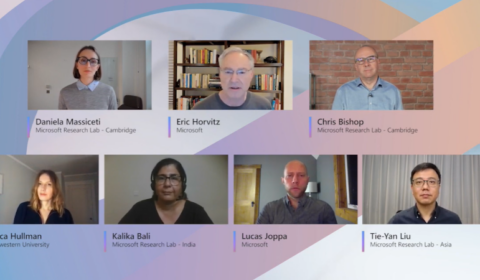 Eric Horvitz et al. posing for the camera