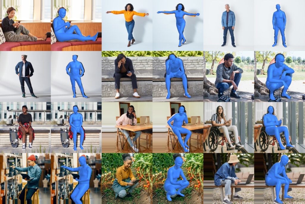 Full body reconstruction results