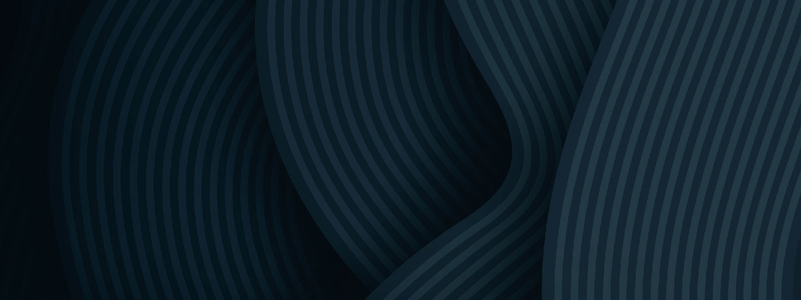 AI for Good - abstract background with dark blue and black wavy lines