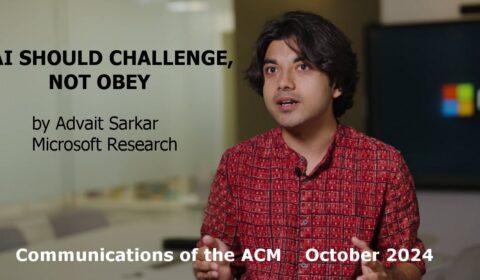 AI Should Challenge, Not Obey by Advait Sarkar