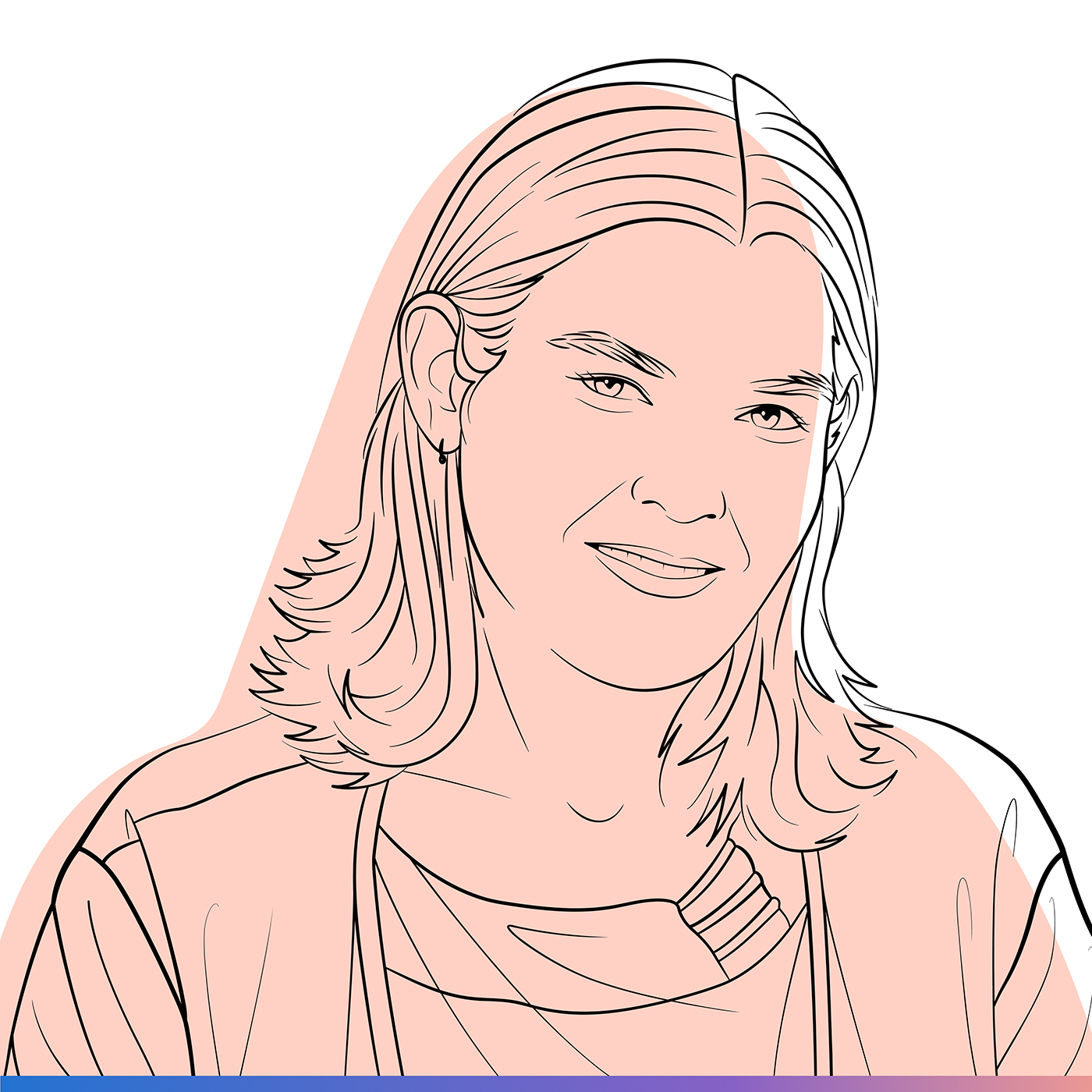 Illustration of Daphne Koller