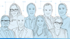 Illustrated headshots of the Guests from the limited podcast series, AI Testing and Evaluation: Learnings from Science and Industry