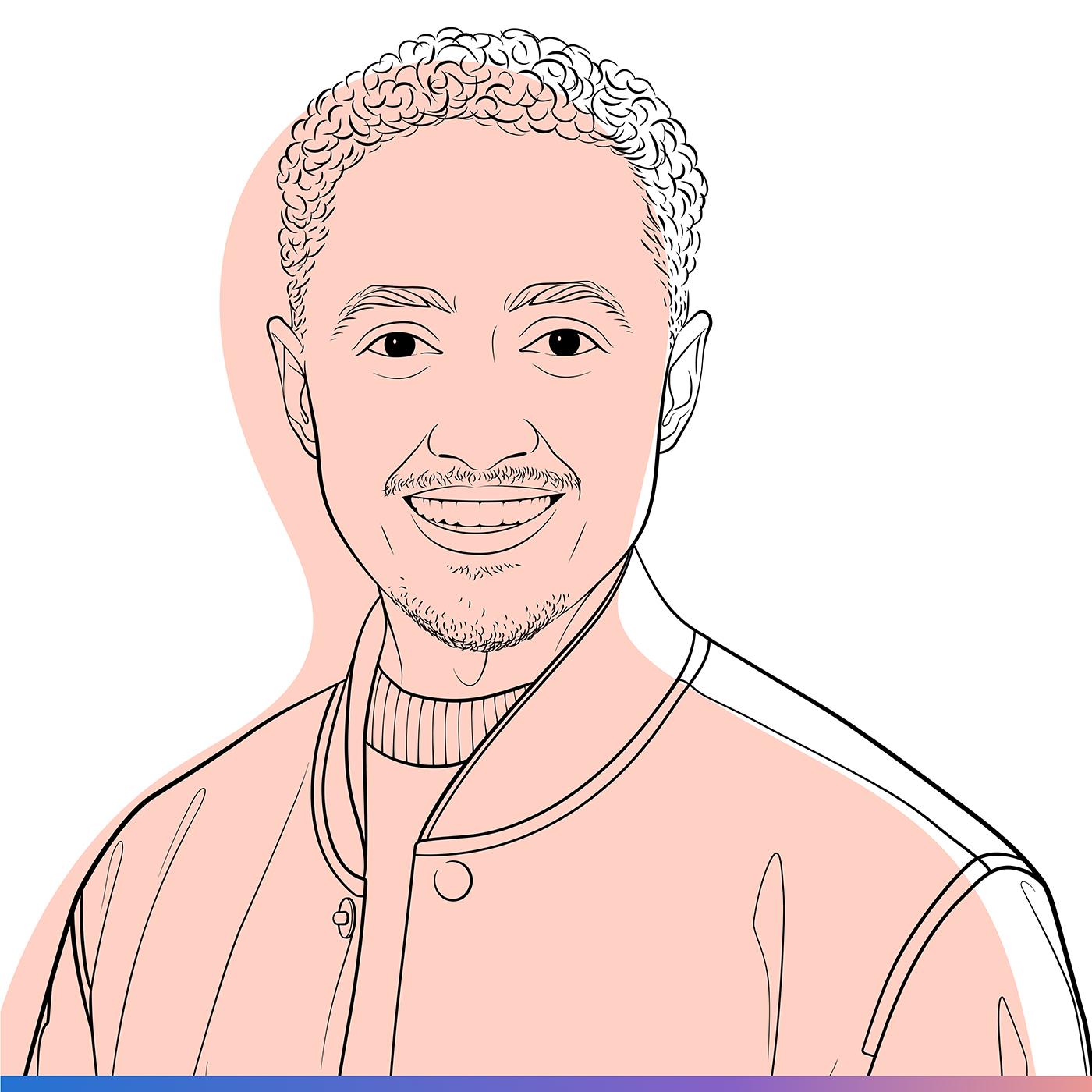 AI Revolution | Illustrated headshots of Dr. Morgan Cheatham