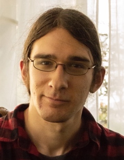 a man wearing glasses