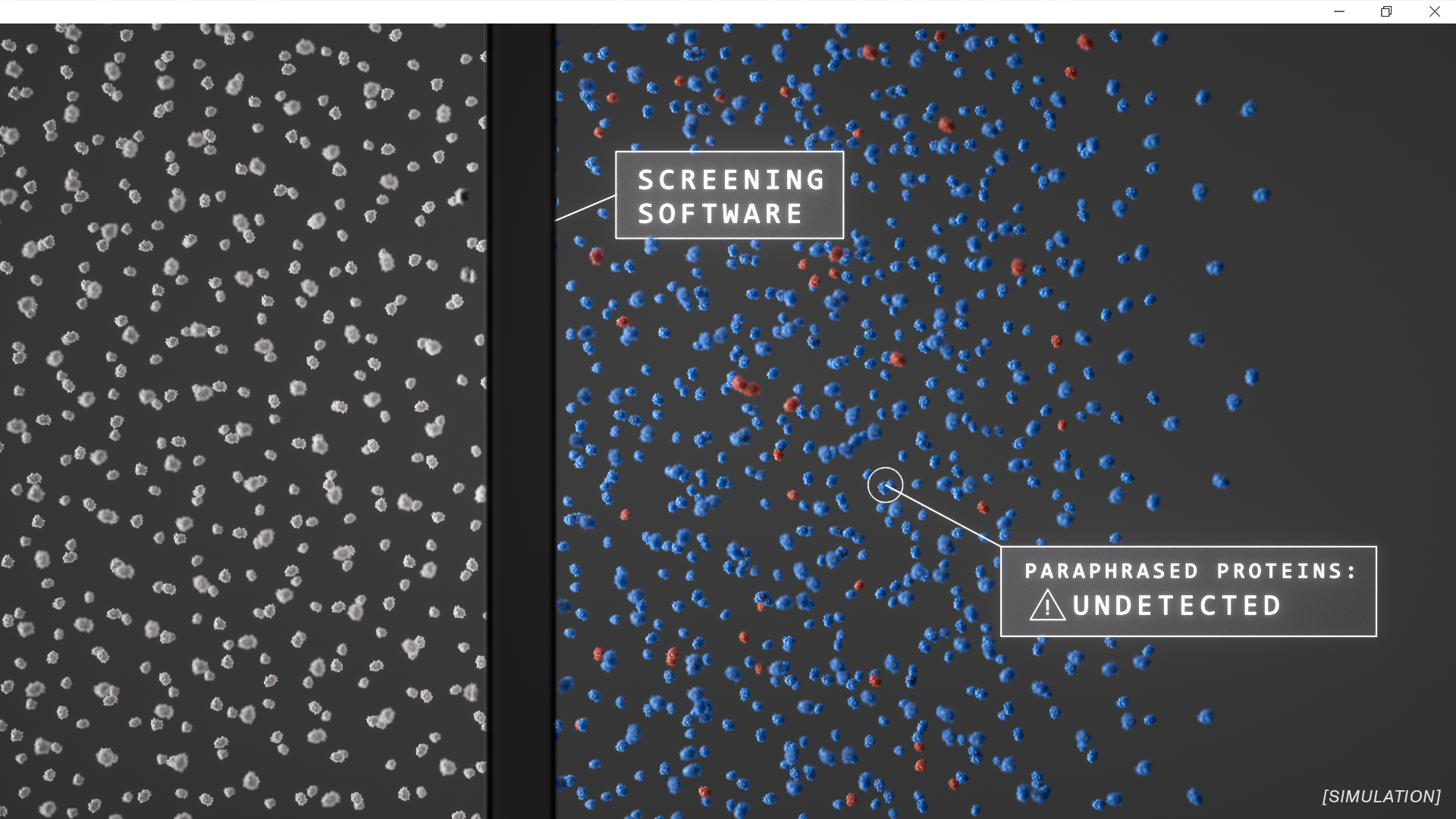 Simulation of the reformulated sequences bypassing the existing filters undetected, prior to the red-teaming patch.