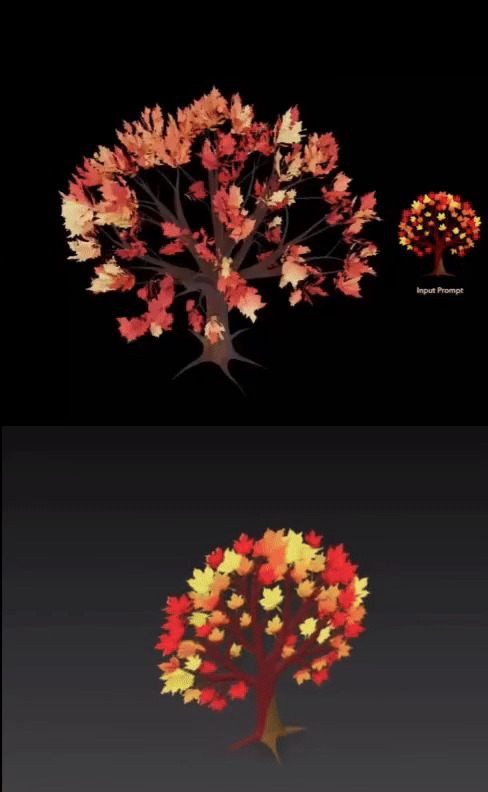 布满轻薄飘逸树叶的枫树