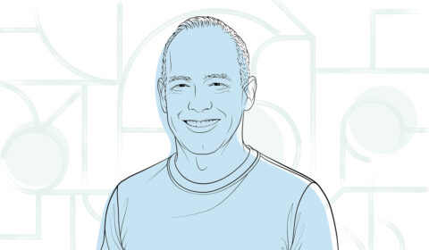 Illustration of Doug Burger