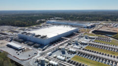 aerial view of a datacenter | video: Microsoft Transforms its Cloud Supply Chain with Optimization and Generative AI