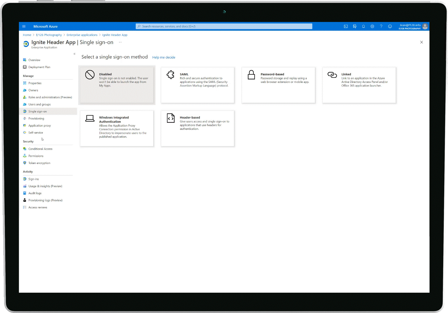 Azure AD App Proxy support for header-based authentication apps