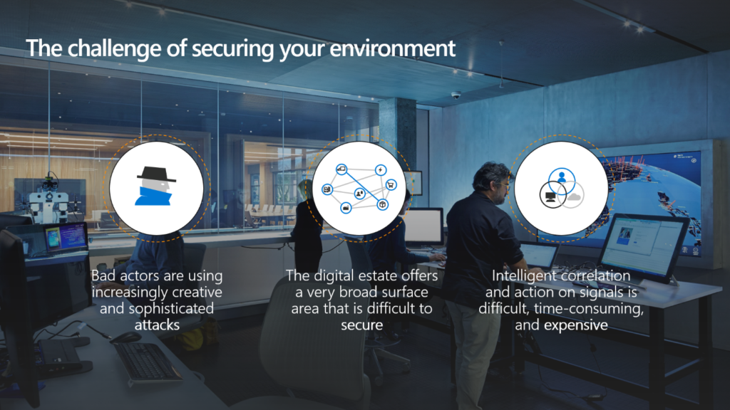 Figure 3: Microsoft Threat Protection is built to address specific customer challenges