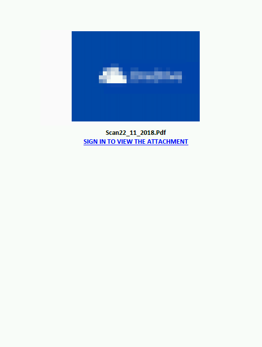 Screenshot of a phishing PDF