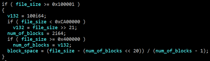 Partial screenshot of a code snippet