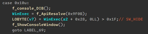 A black background with white text