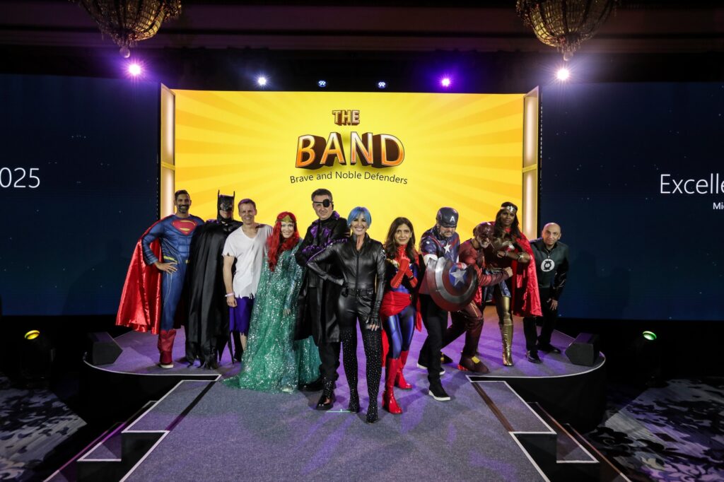 A group of people in clothing