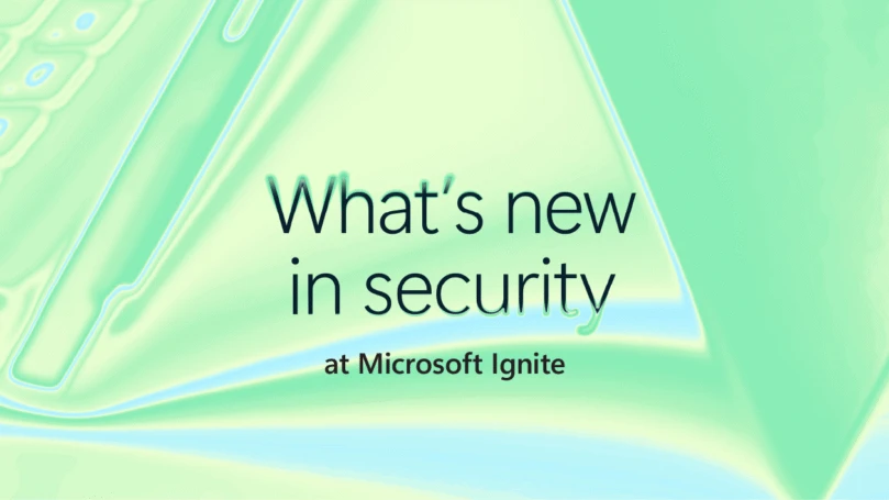 Green and blue decorative image with black text