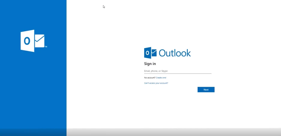 Screenshot of a Tycoon2FA phishing page