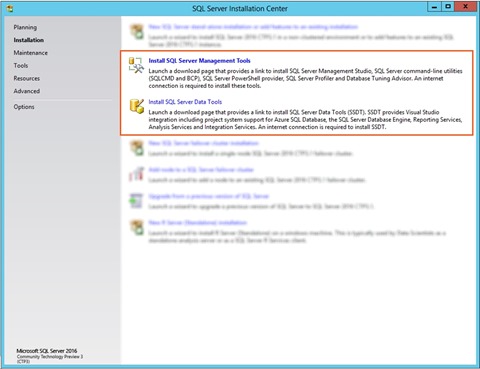 SQL Server Tools Update