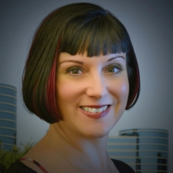 Kellyn Pot'Vin-Gorman smiling for the camera