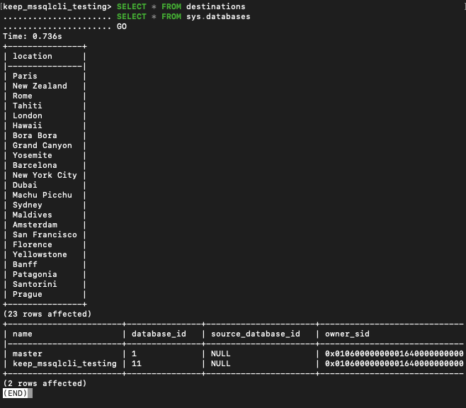 format queries in multi-line mode