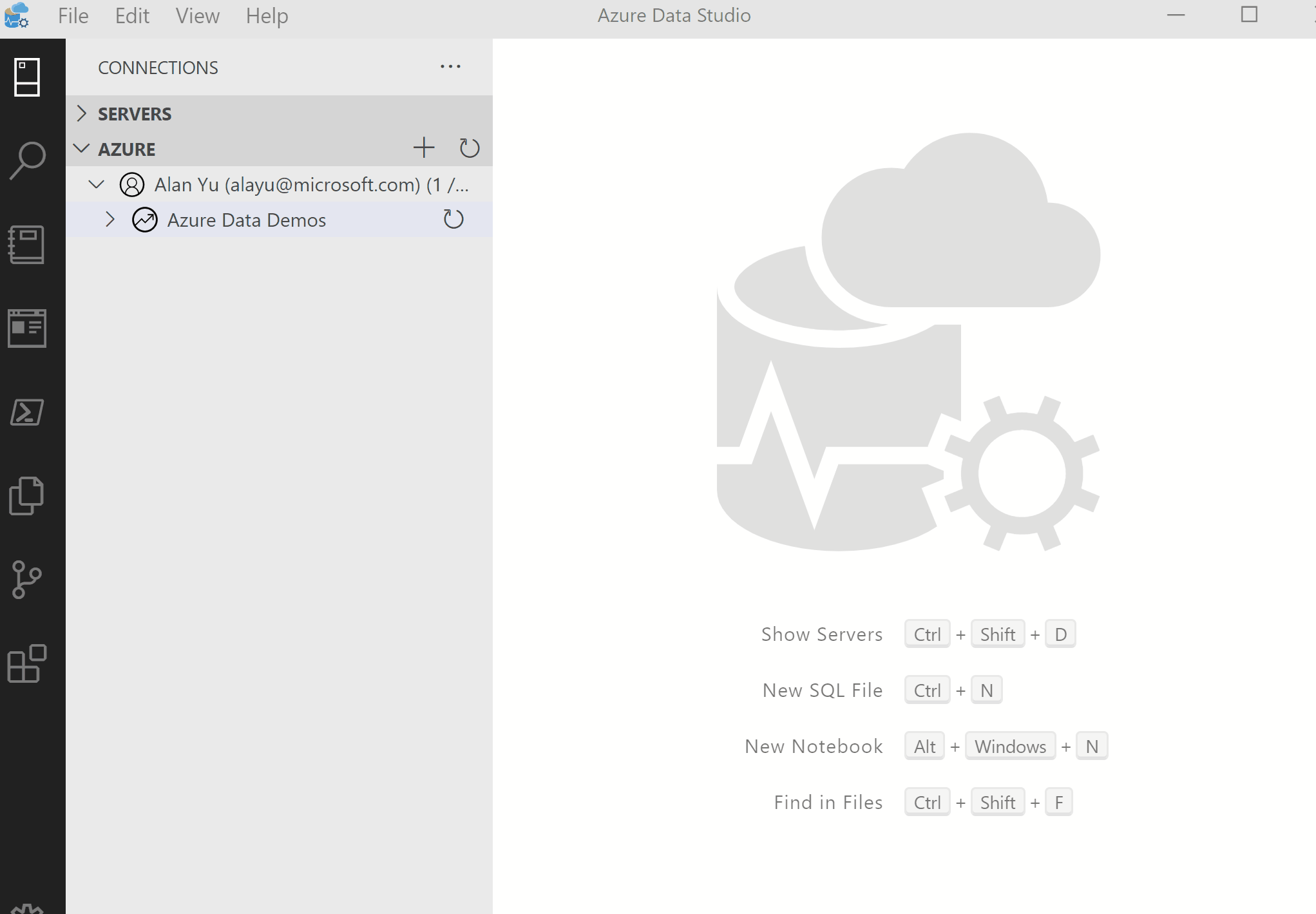 Open Azure Portal from Azure Data Studio