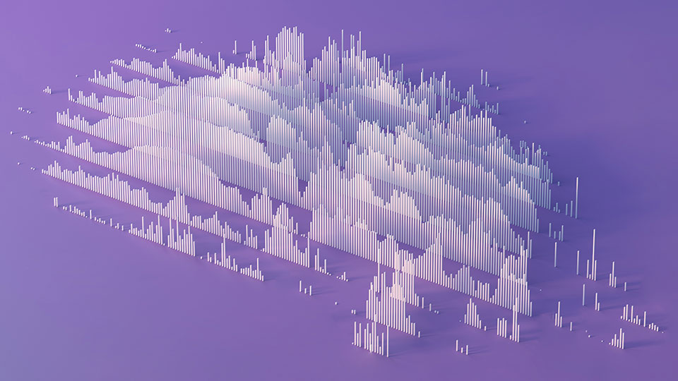 An abstraction of soundwaves