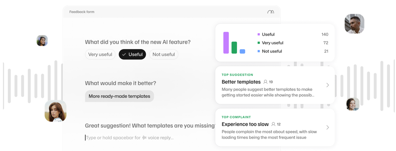 Merlin user interface.