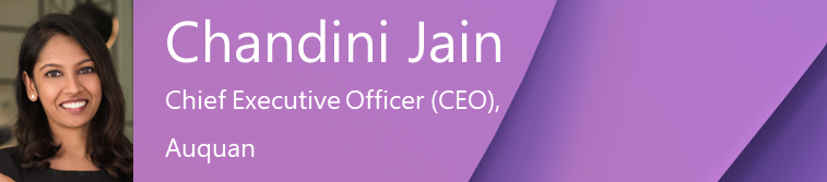 chandini jain, ceo of auquan