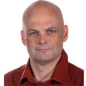 a man looking at the camera