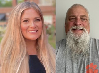 Kneip and Shaw in a composite photo.