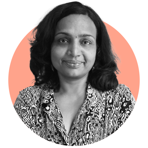 Krishnamurthy appears in a portrait photo.