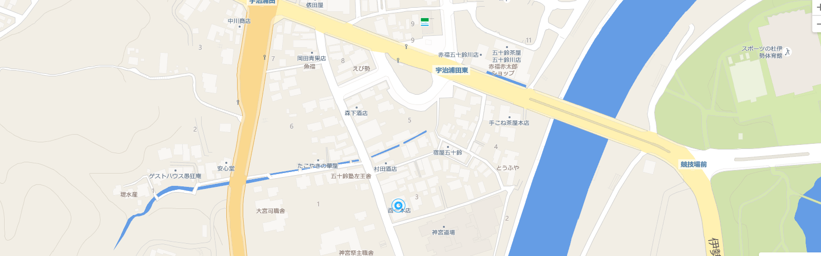 Microsoft Base 伊勢 のアクセスマップ