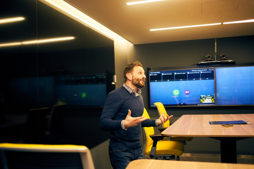 日本スチールケース社 ブランドン・ピーターズ氏