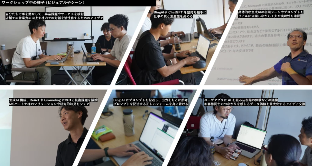 ワークショップ中の様子