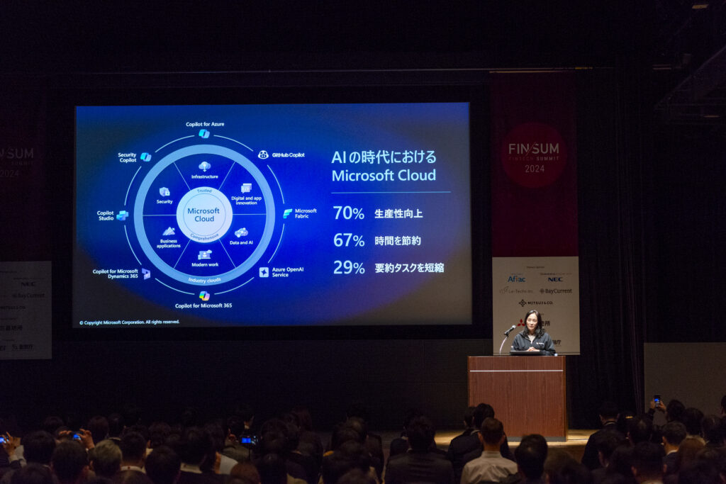 AI の時代における Microsoft Cloud を説明する津坂