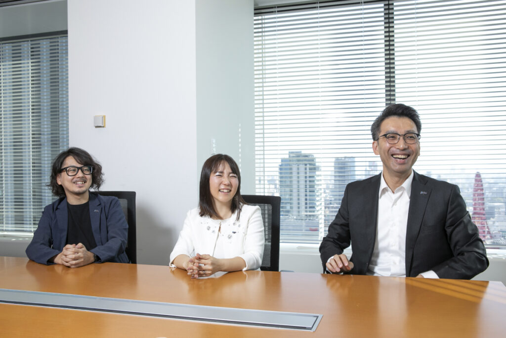 DX 推進の中枢にいる中田氏、武末氏、大東氏